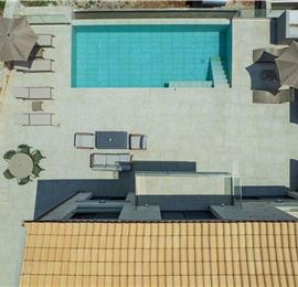  3 bedroom stone villa with pool & seaview, near Acharavi, sleeps 6